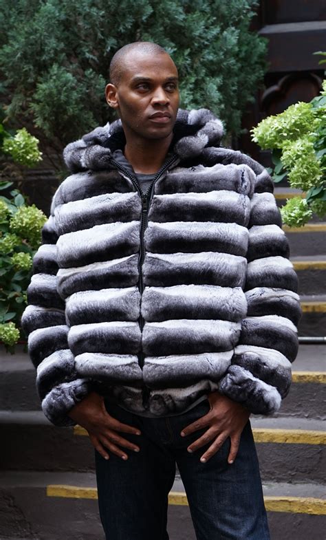 chinchilla jacket men.